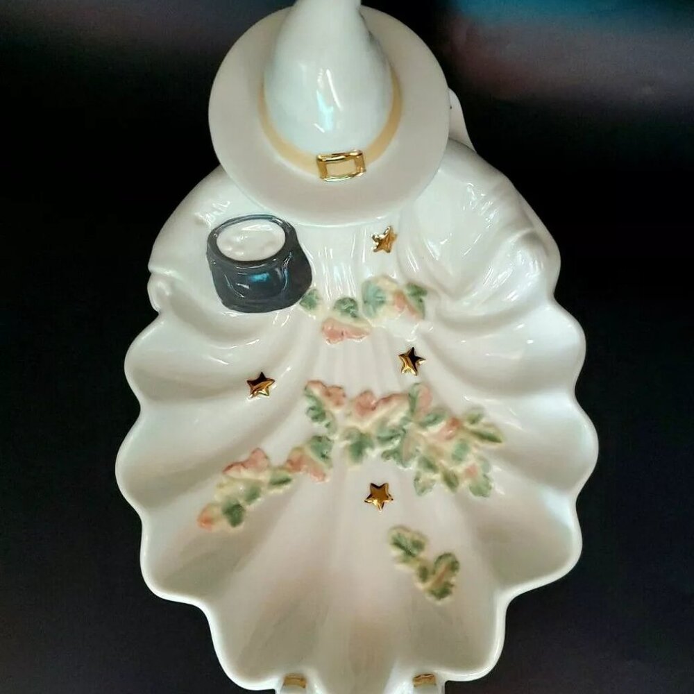 Lenox Occasions Halloween Witch Porcelain Candy Dish - Picture 5 of 12